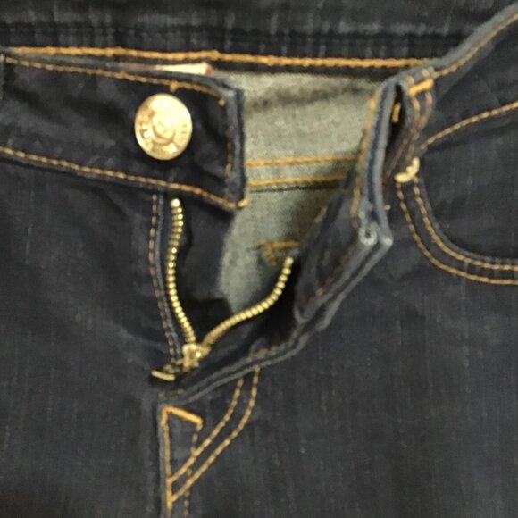 True Religion Halle Super Skinny Dark Wash Jeans Size 28 - Picture 4 of 13